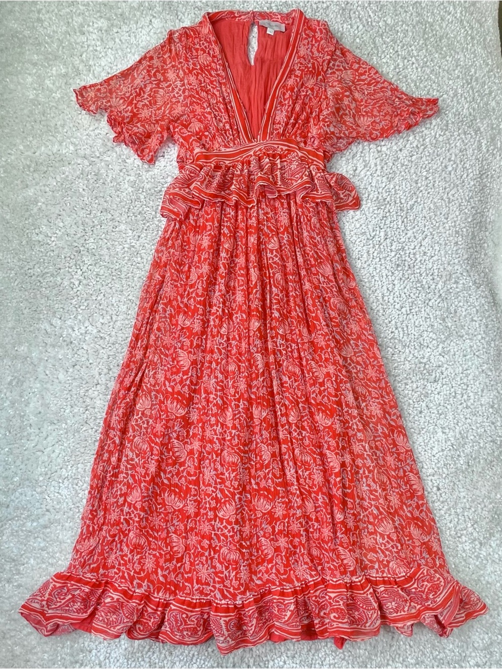 Cleobella Laurel Ankle Maxi Dress. size medium cottagecore fairycore boho FLAW